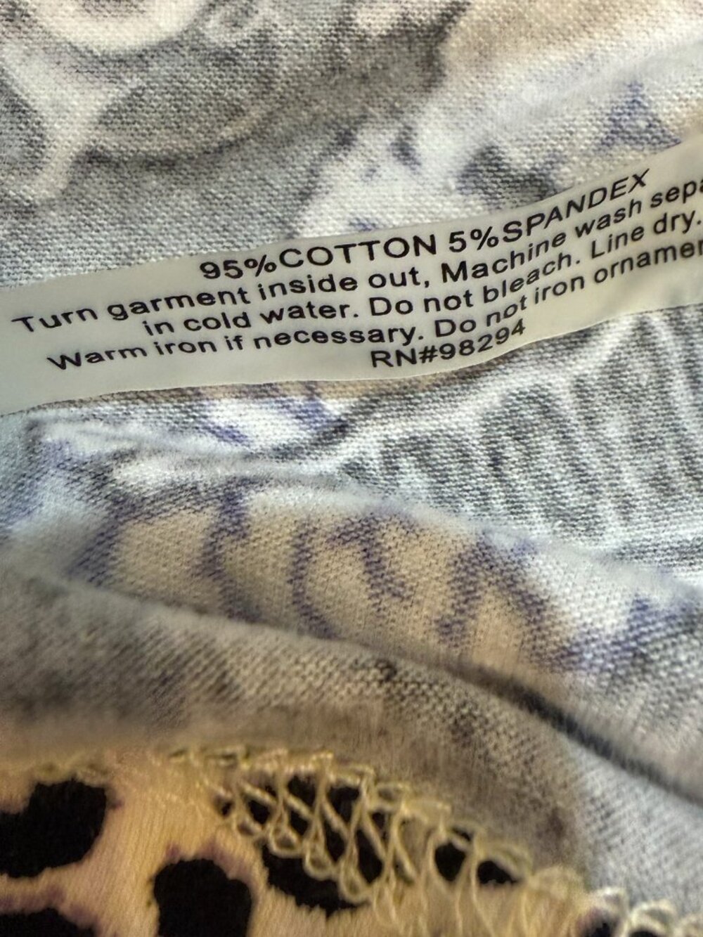 Onque Woman 2X Purple Abstract Pattern 3/4 Slv Full Zip Light Jacket & Top Set - Picture 8 of 10